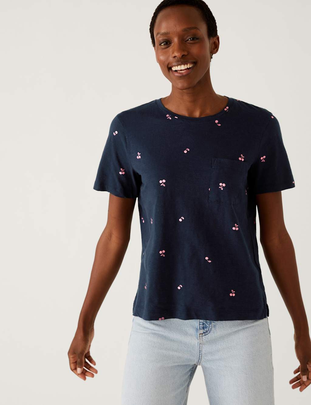 Pure Cotton Printed Pocket T-Shirt image 2
