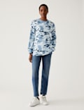 Pure Cotton Animal Print Sweatshirt