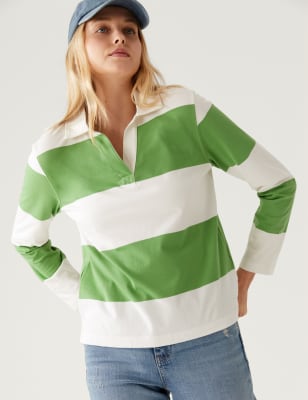 striped rugby shirt