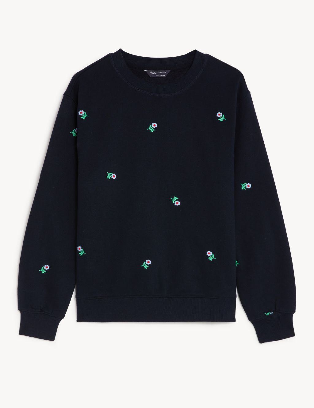 Cotton Rich Embroidered Sweatshirt image 2