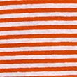 Linen-Rich Striped Top - orangemix