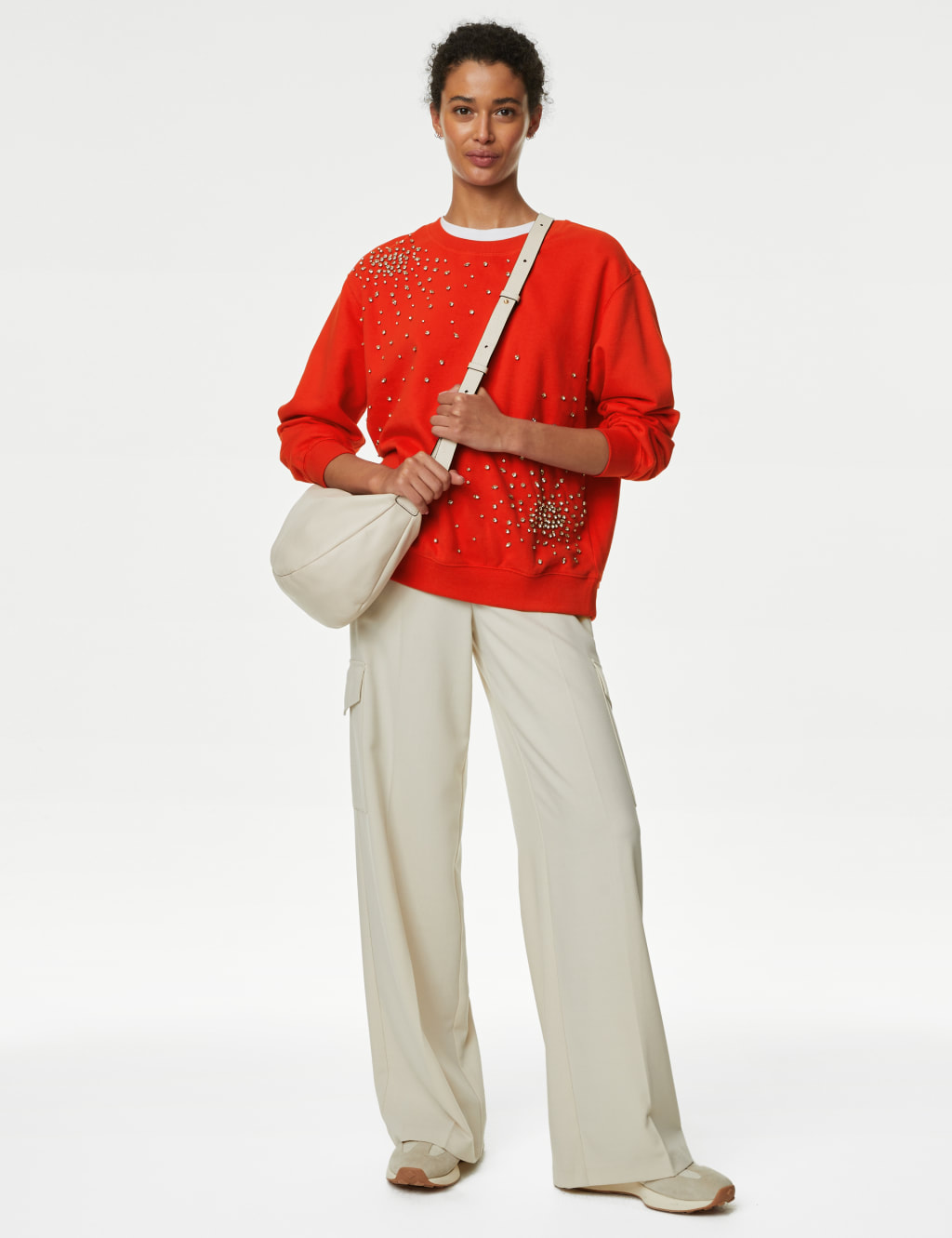 Cotton Rich Embellished Sweatshirt image 3