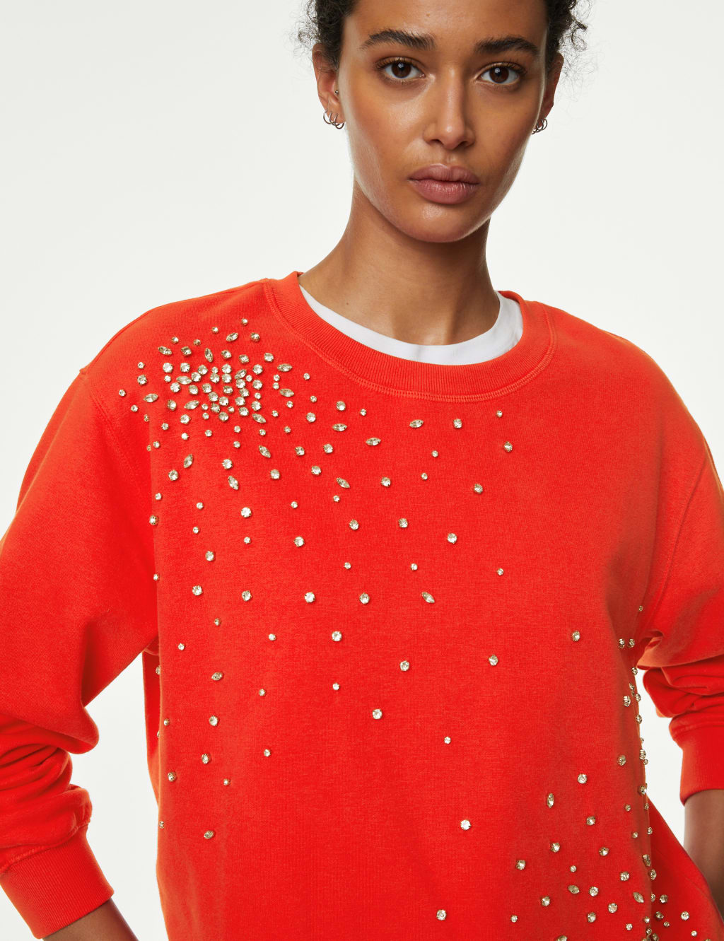 Cotton Rich Embellished Sweatshirt image 4