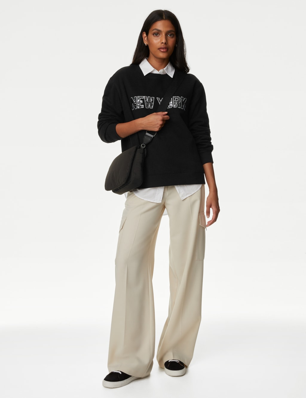 Cotton Rich Embellished Sweatshirt image 3