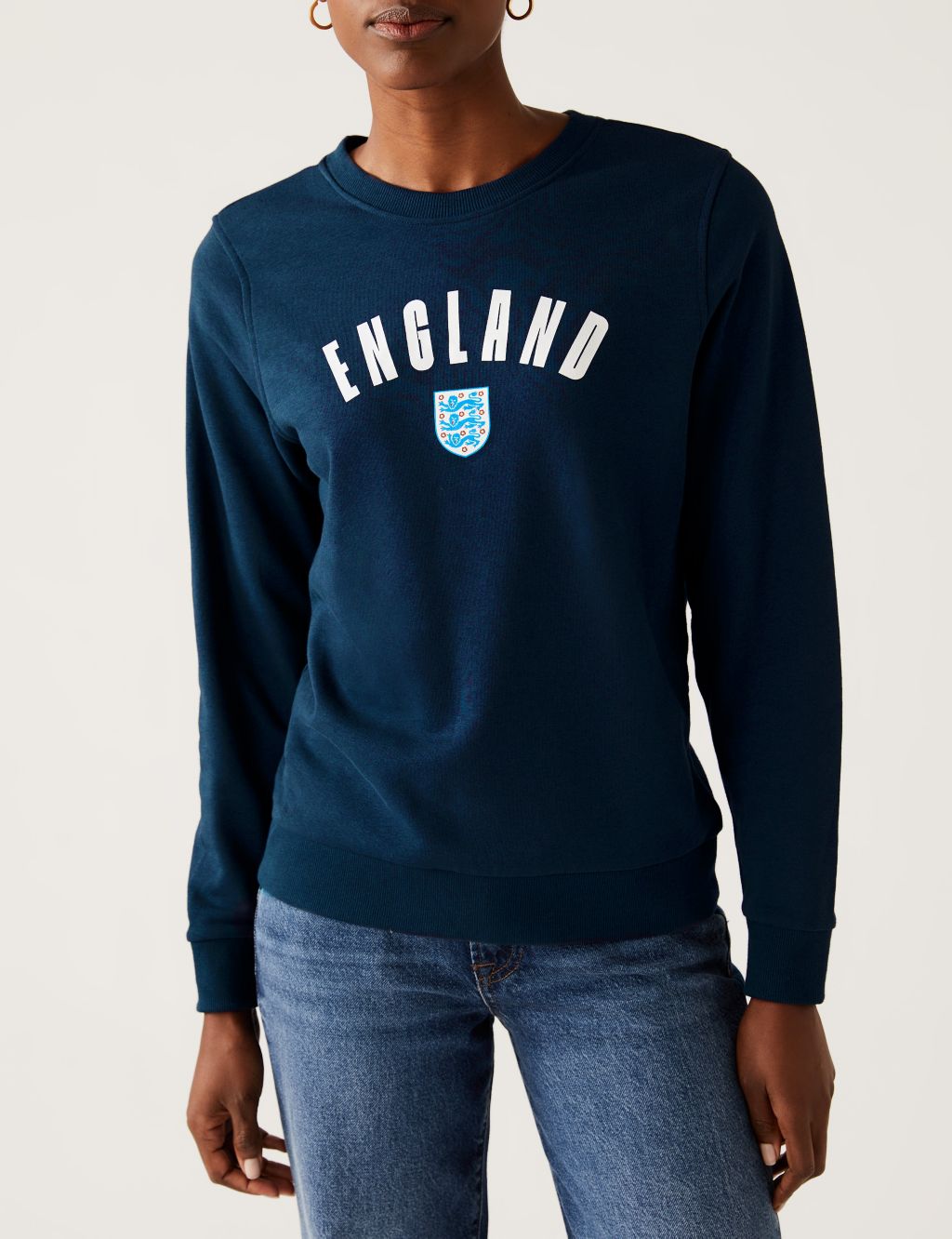 Women's Cotton Rich England Sweatshirt image 1