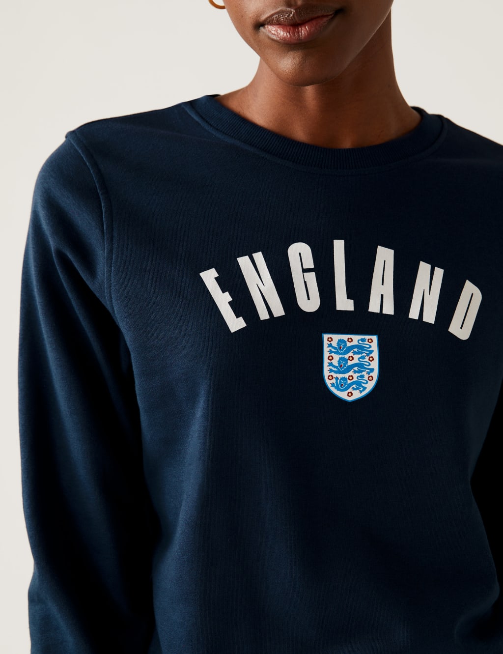 Women's Cotton Rich England Sweatshirt image 3