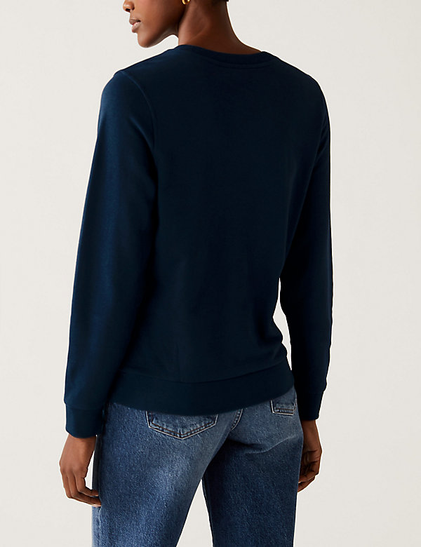 Women's Cotton Rich England Sweatshirt - FR