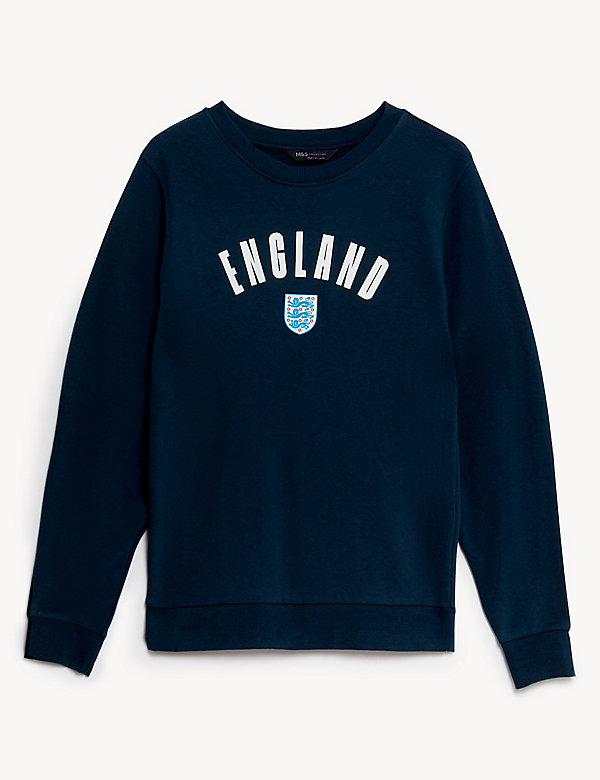 Women's Cotton Rich England Sweatshirt - FR