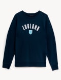 Women's Cotton Rich England Sweatshirt