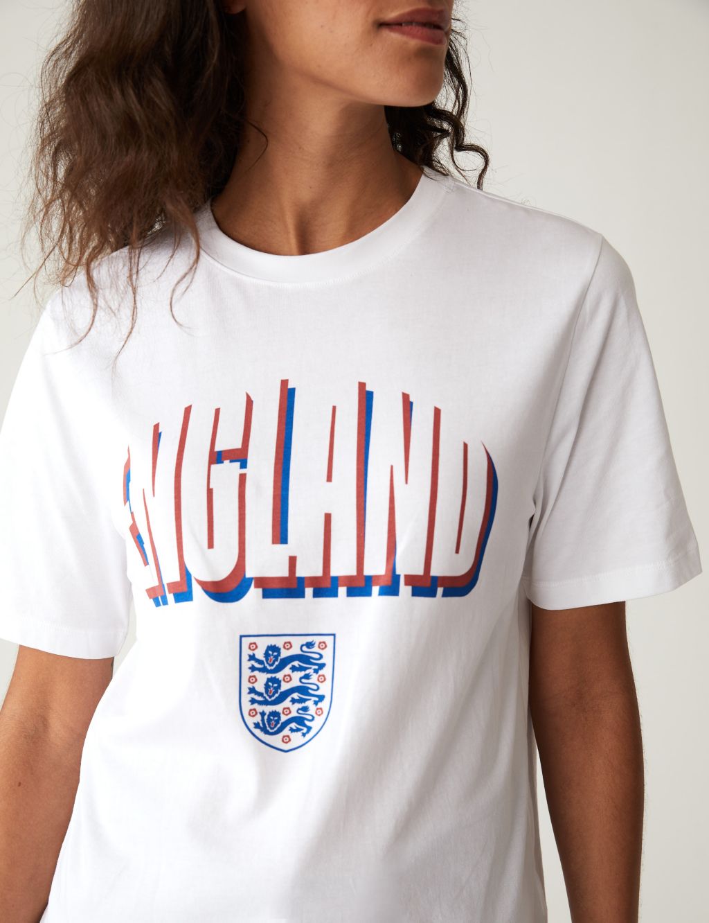Women's Pure Cotton England T-Shirt image 3
