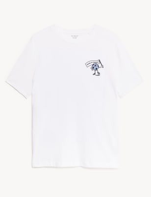 cotton division Men's T-Shirt M White