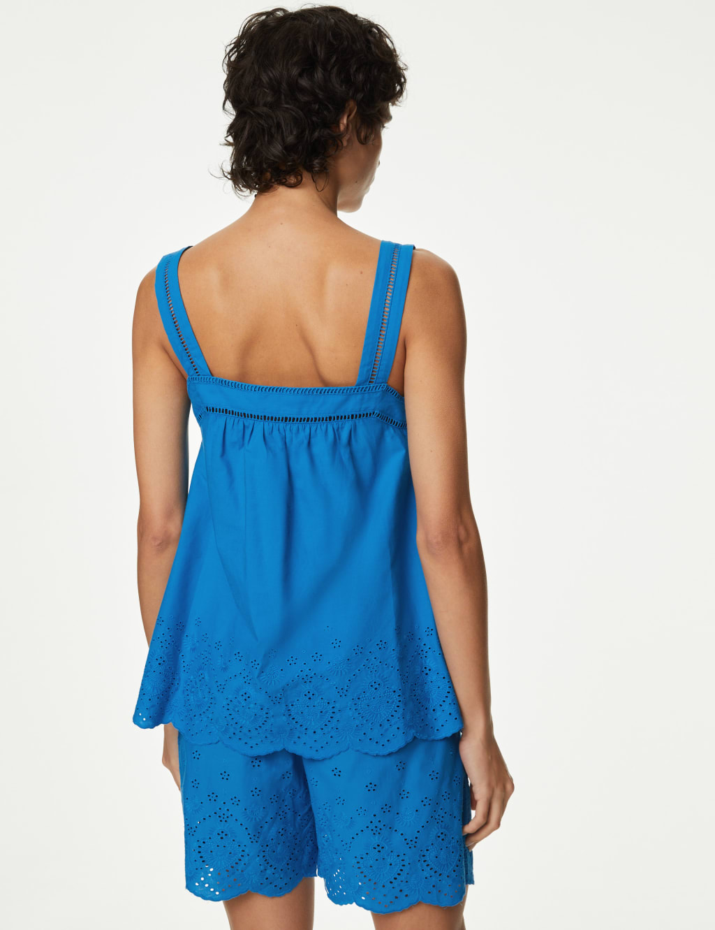 Pure Cotton Embroidered Cami Top image 4