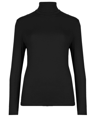 Best of British Polo Neck Top | M&S Collection | M&S