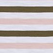Pure Cotton Striped T-Shirt - pinkmix