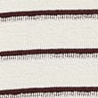 Cotton Rich Textured Striped Top - burgundy