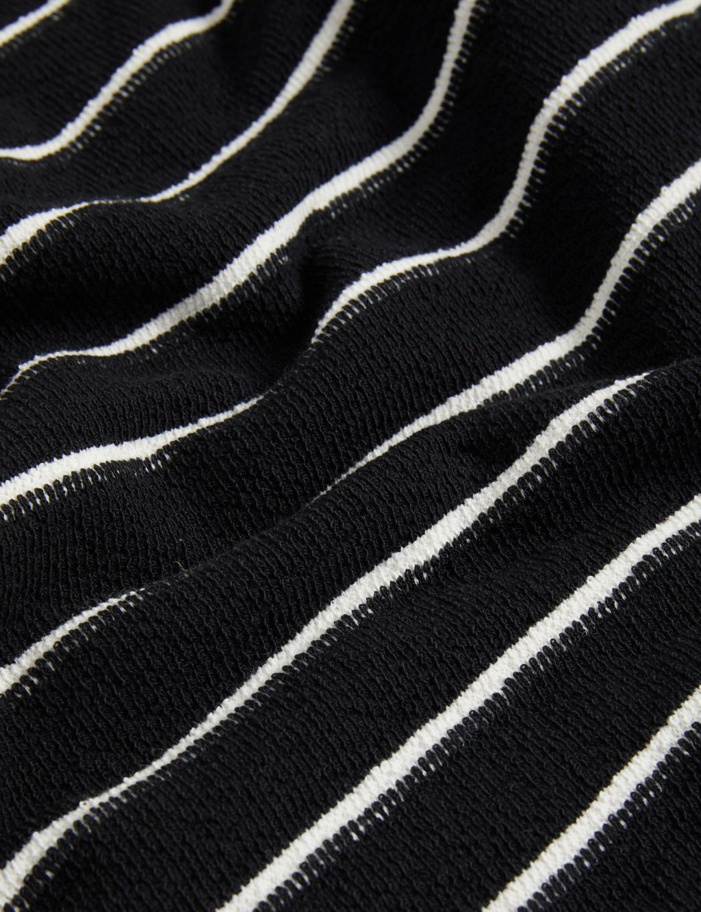 Cotton Rich Textured Striped Top image 6