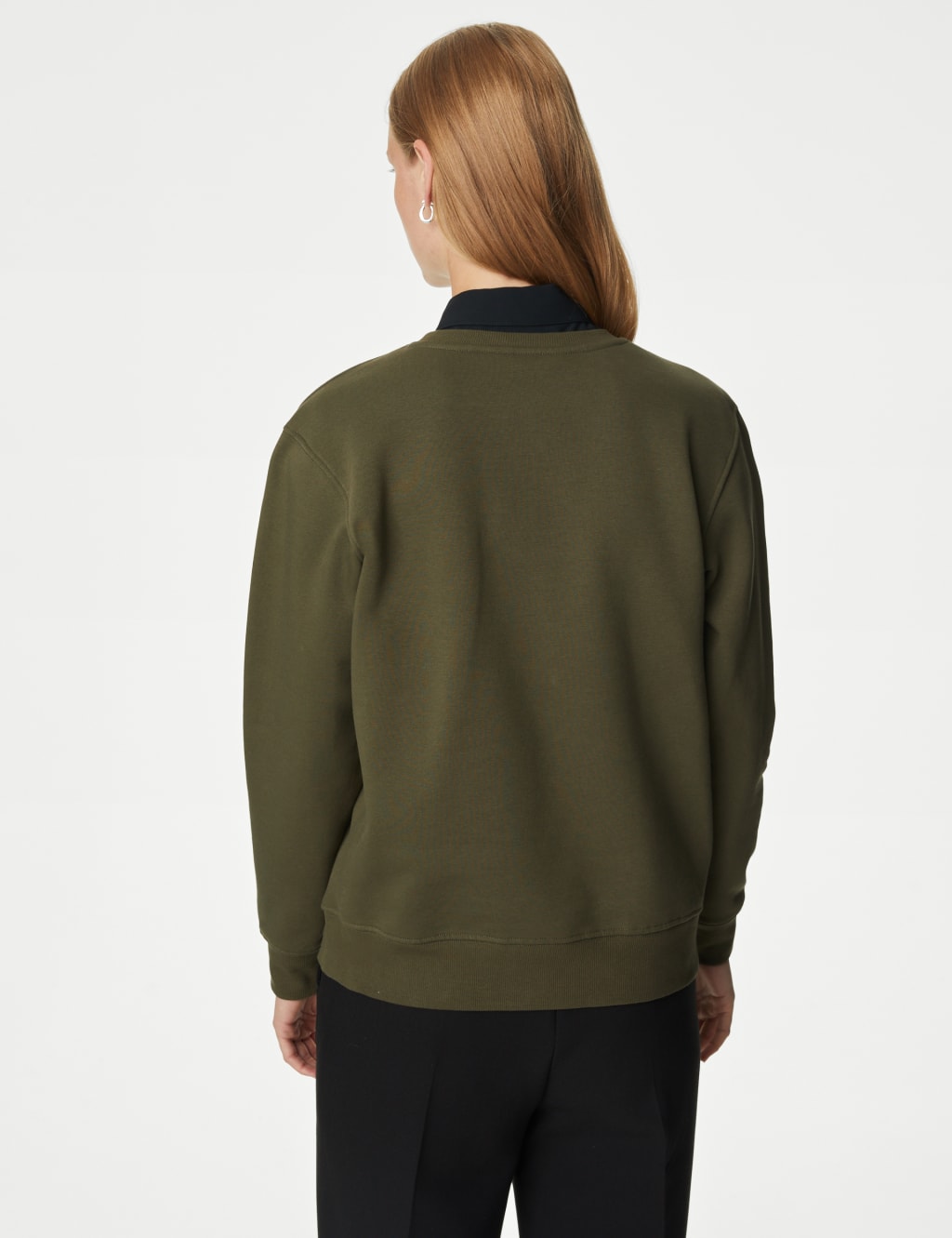 Cotton Rich Embroidered Slogan Sweatshirt image 5