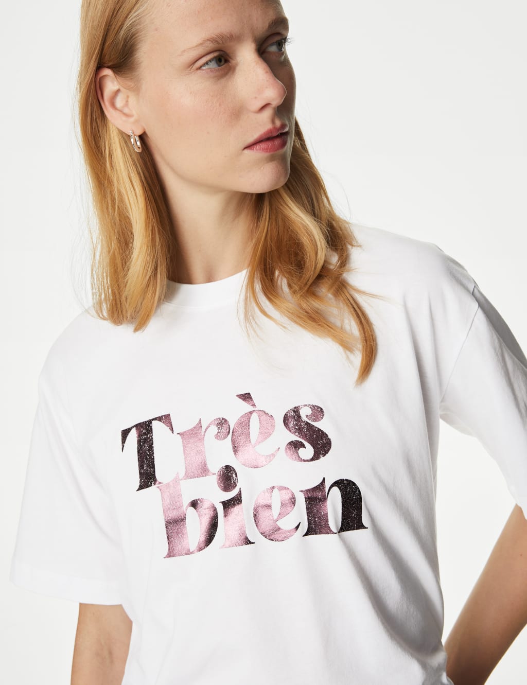 Pure Cotton Slogan T-Shirt image 4
