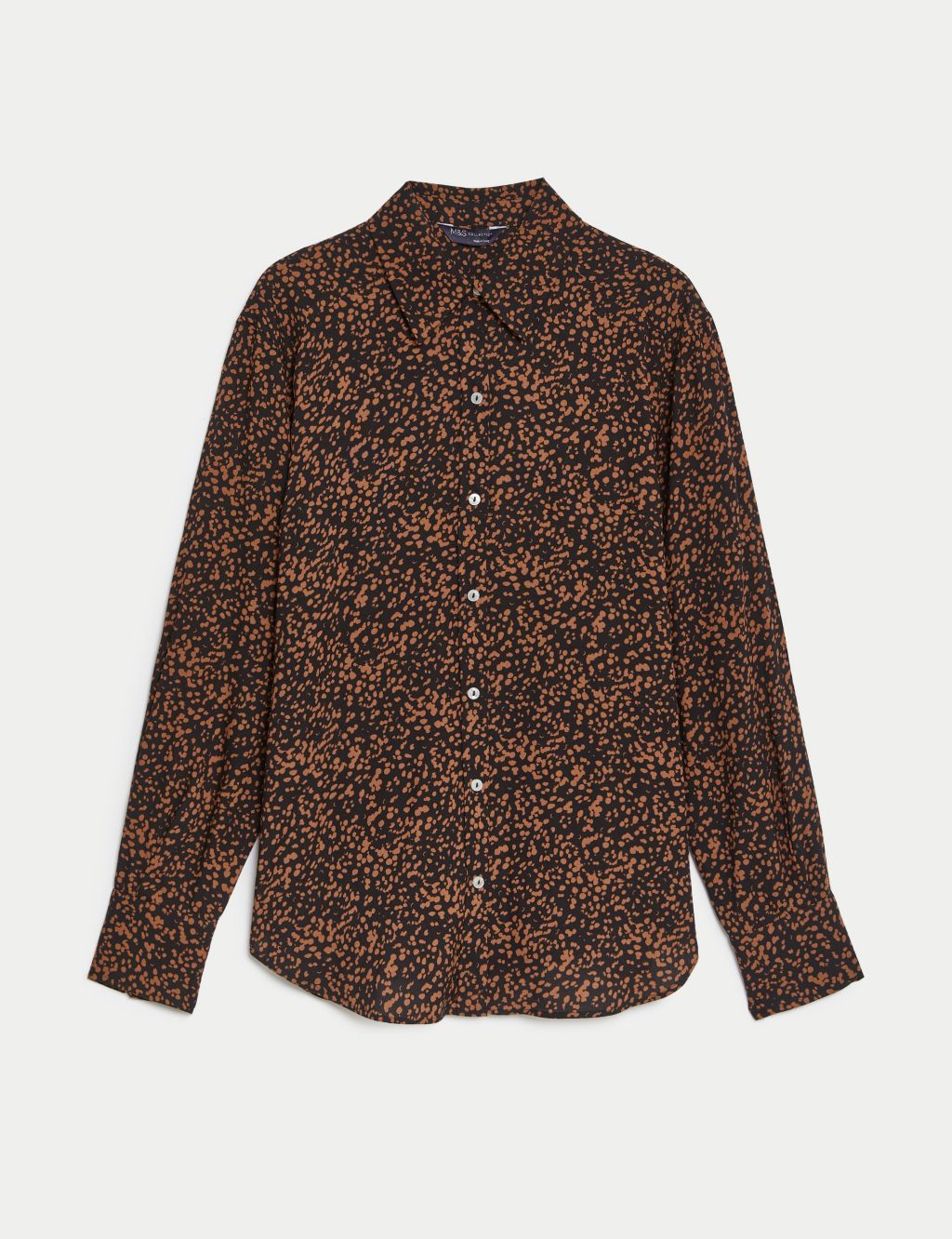 Printed Collared Relaxed Shirt image 2