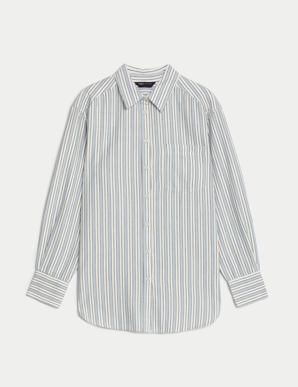 Pure Cotton Striped Collared Shirt image 2