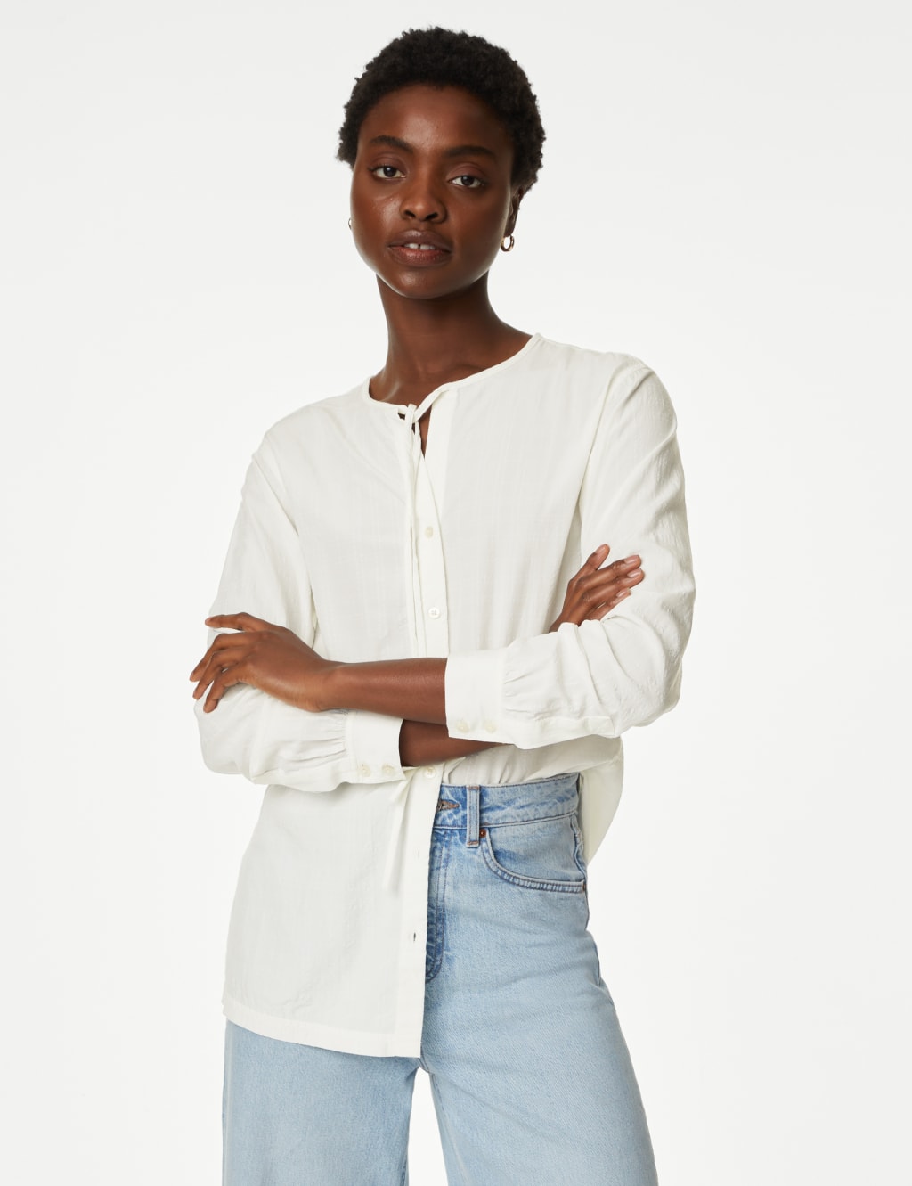 Modal Rich Longline Blouse image 4