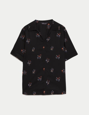 Floral Collared Blouse