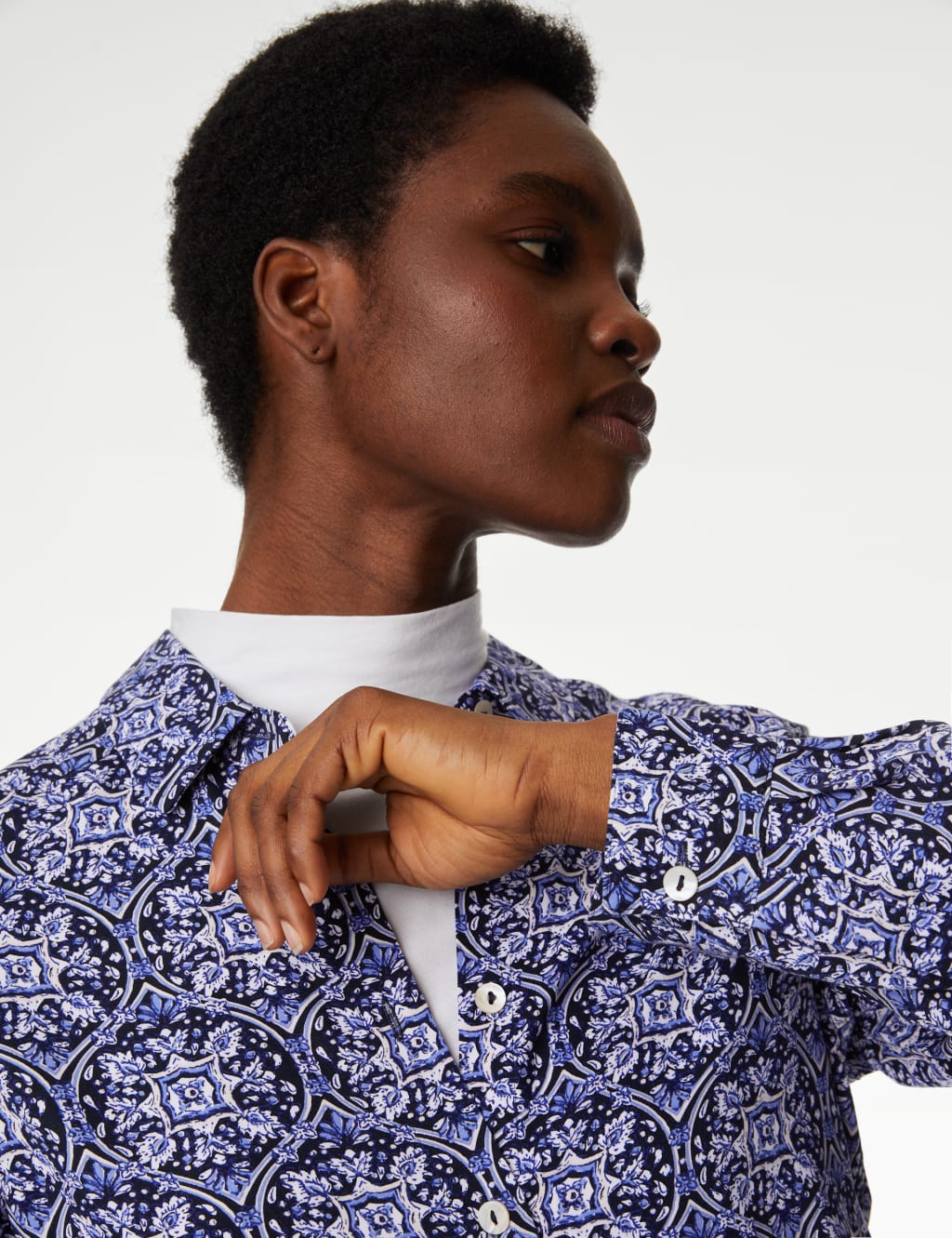 Printed Collared Shirt image 4
