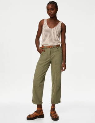 

M&S Collection Camiseta de rayas texturizadaWomens - White Mix, White Mix