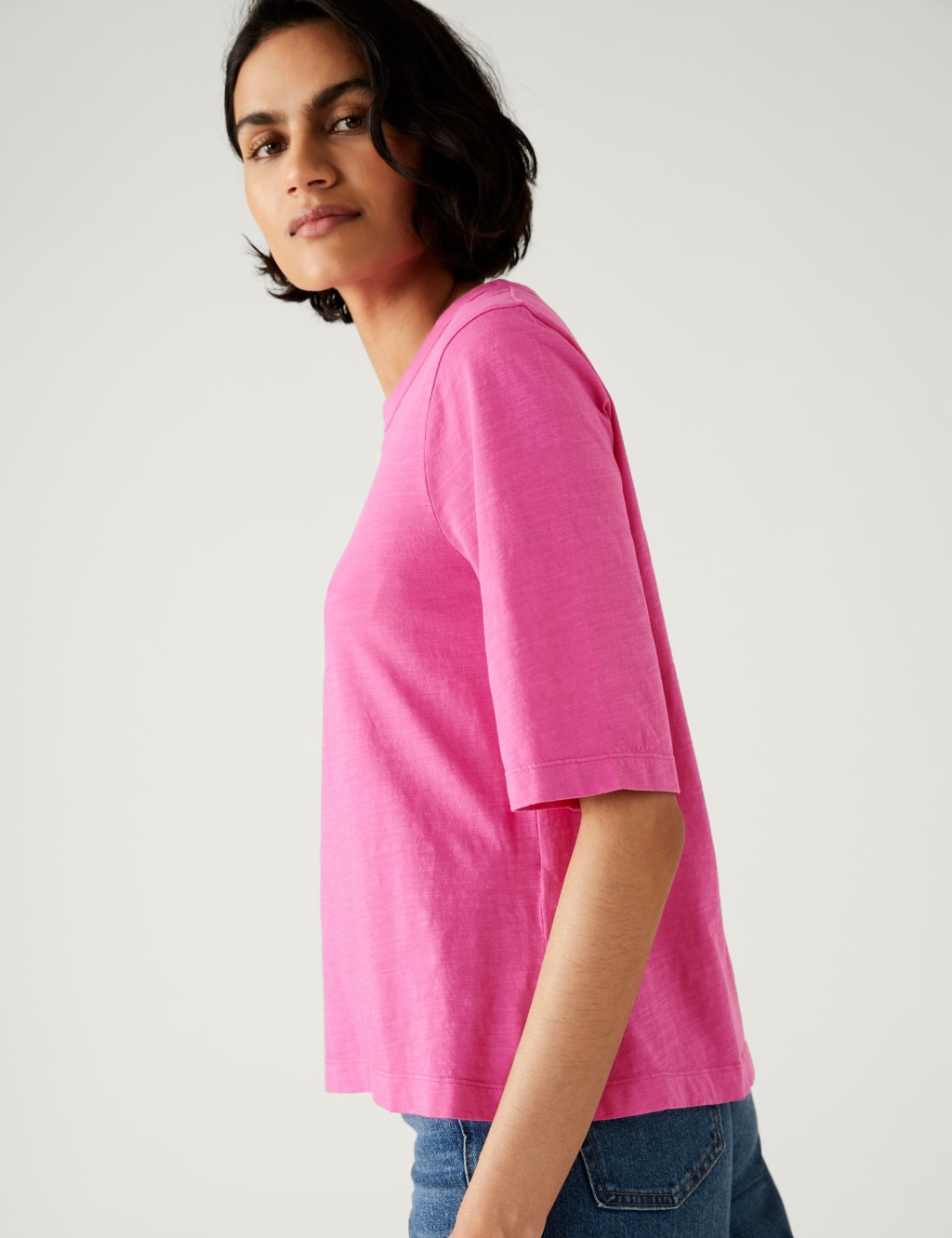 MG Womens T-Shirt - Kelpie - Pale Pink