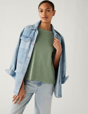 Jean tops for hot sale ladies online shopping