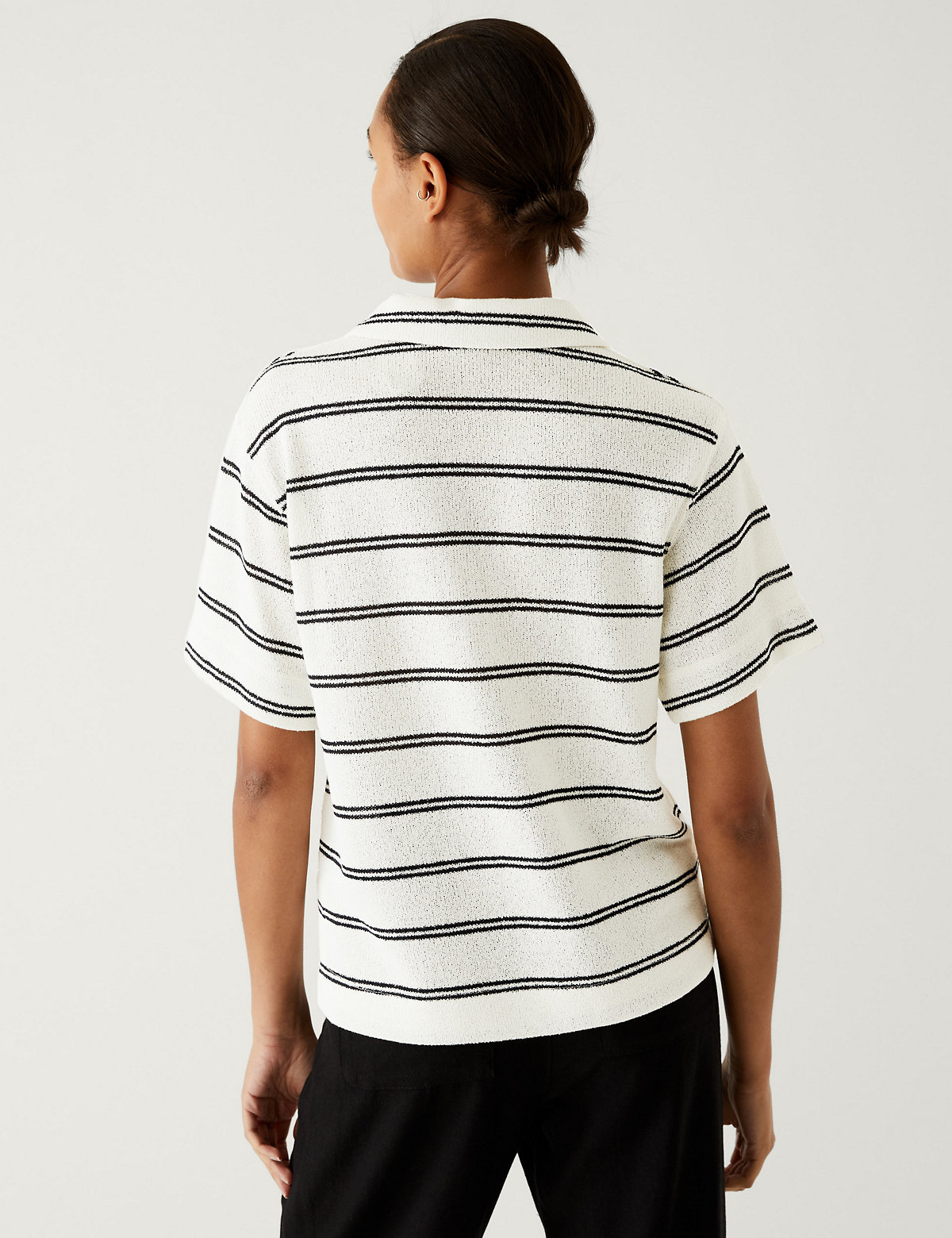 Striped Textured Top
