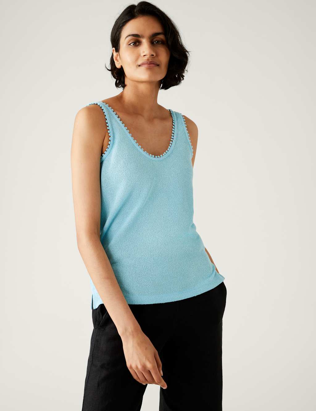 Textured Vest Top image 3
