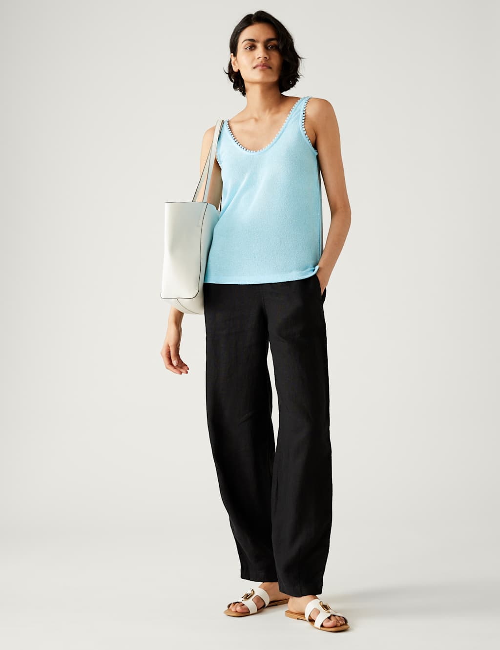 Textured Vest Top image 4