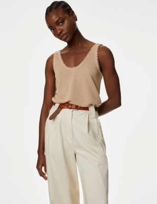 

M&S Collection Top texturizadoWomens - Hessian, Hessian