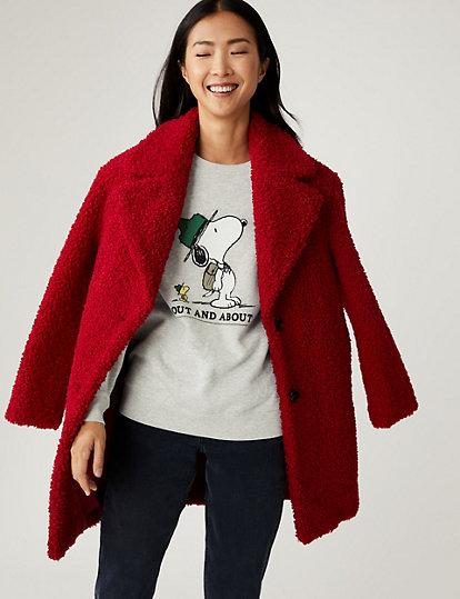 Cotton Rich Snoopy™ Long Sleeve Sweatshirt