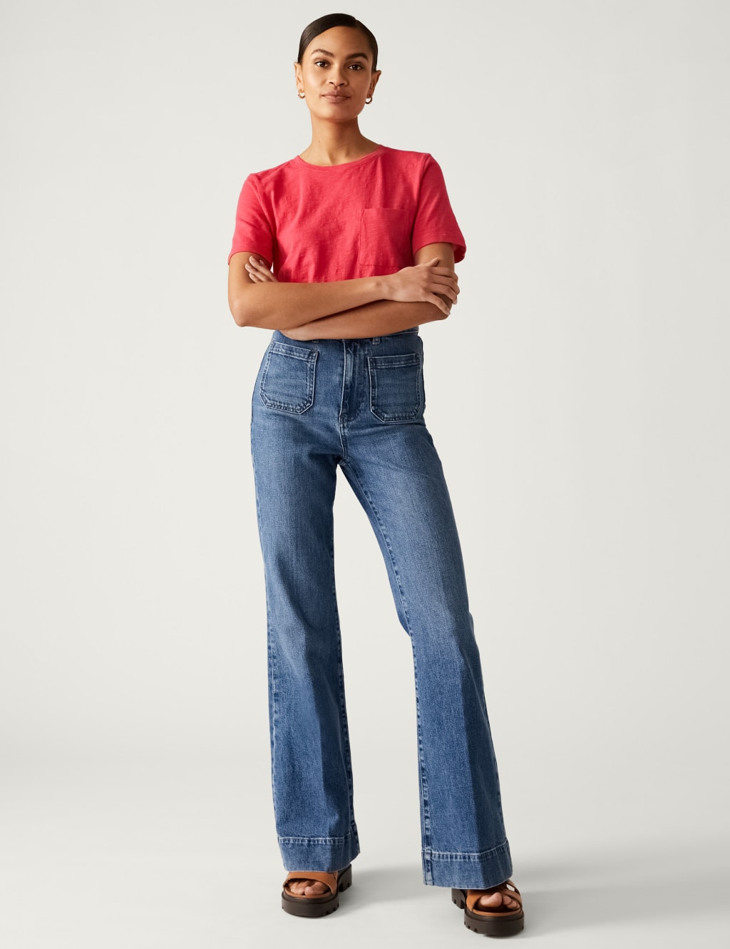 Pure Cotton Pocket T-Shirt image 1