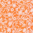 Printed Longline Button Through Blouse - orangemix