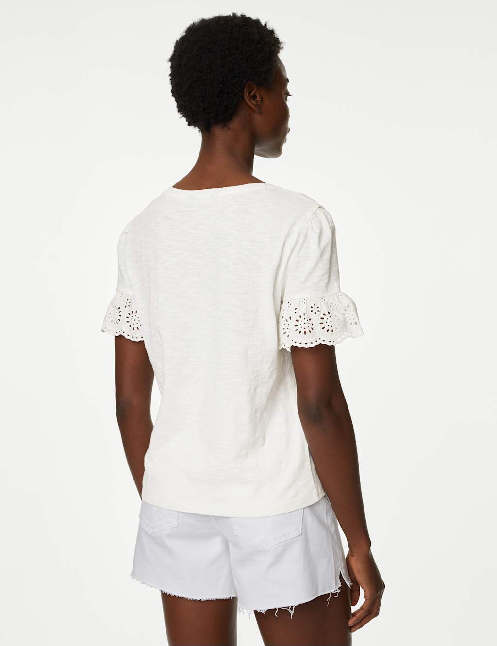 Pure Cotton Broderie Top image 3