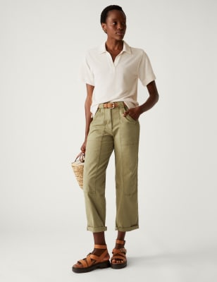 

Womens M&S Collection Strukturiertes Oberteil mit Kragen - Light Natural, Light Natural