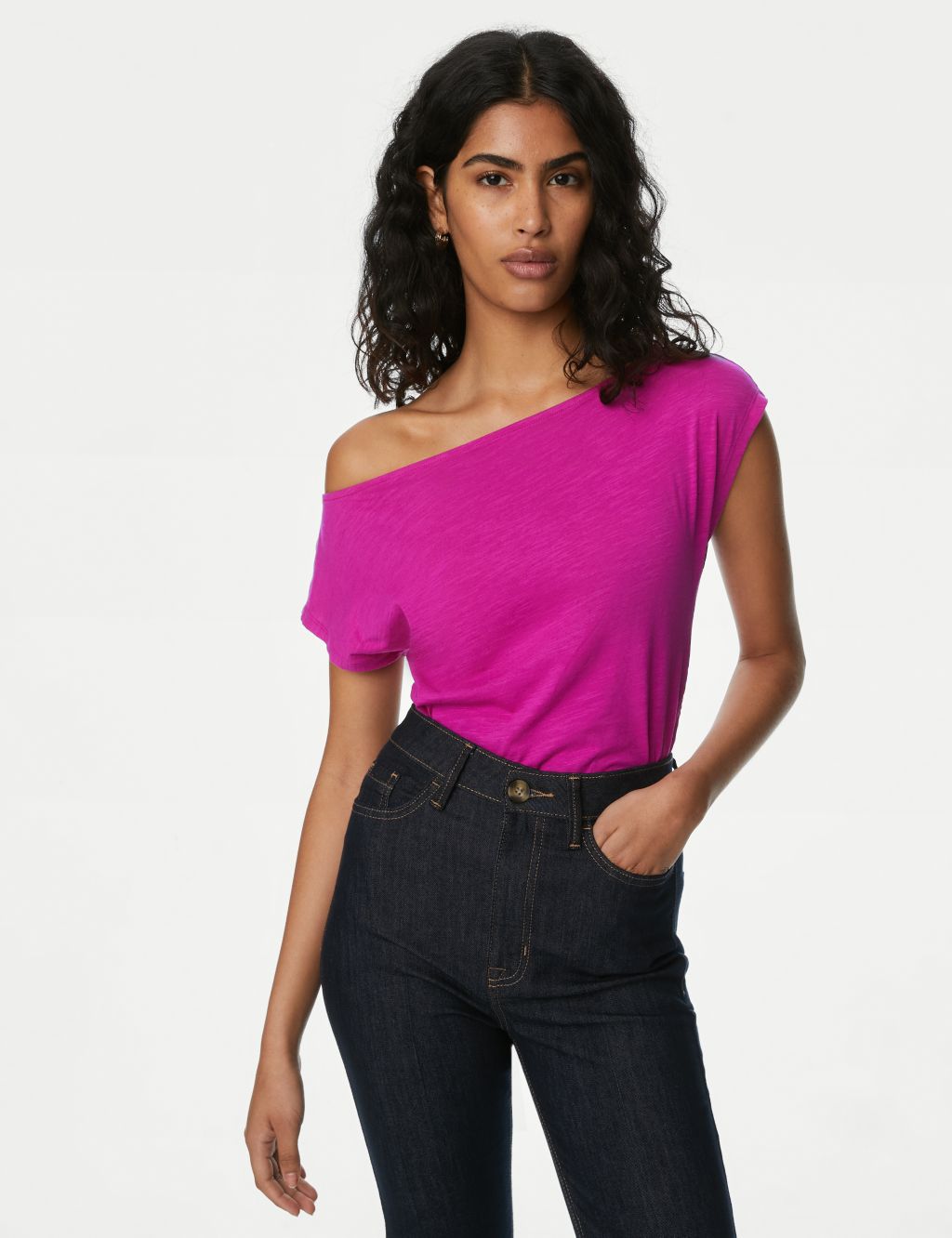 Cotton Modal Ruched Top