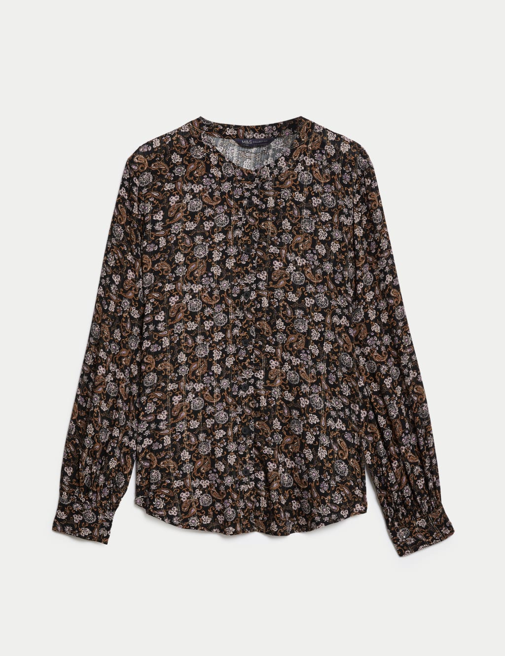 Shimmer Floral Printed Blouse image 2