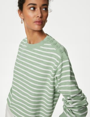 Relaxed Fit Pure Cotton Sweatshirt, M&S Collection