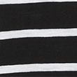 Pure Cotton Stripe Pocket Top - blackmix