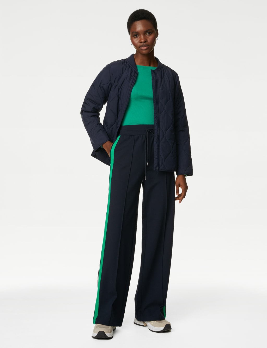 Cotton Rich Ribbed Slim Fit Top image 3