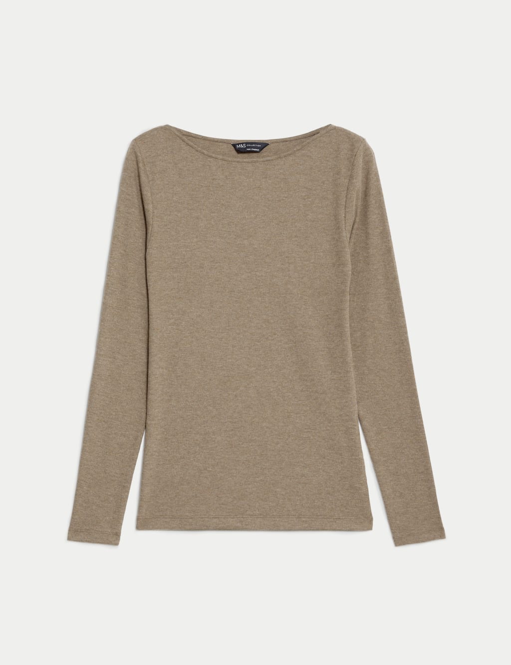 Cotton Rich Ribbed Slim Fit Top image 2