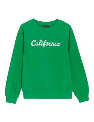 

M&S Collection Sudadera de algodónWomens - Bright Green, Bright Green