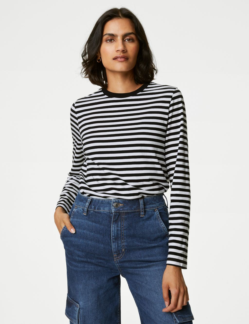 Pure Cotton Striped Everyday Fit Top image 4