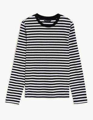 Pure Cotton Striped Everyday Fit Top