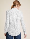 Ditsy Floral Collared Long Sleeve Shirt