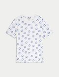 T-shirt 100&nbsp;% coton avec imprimé idéal pour tous les jours
